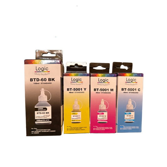 Pack Tintas Compatible para Btd-60/5001 T-220/T-710/T-420W