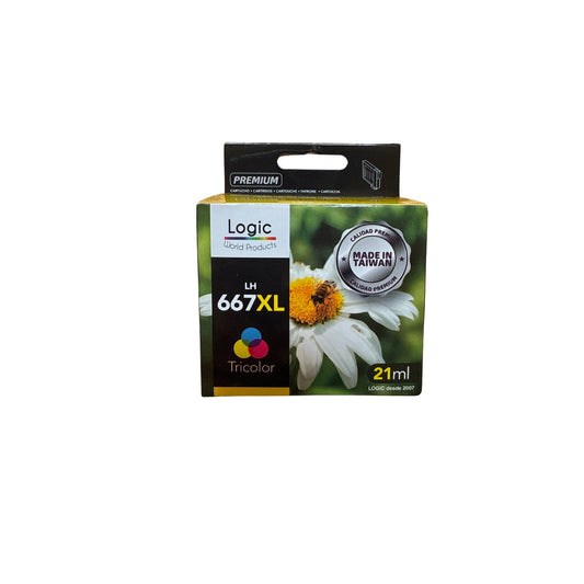 Tinta Compatible para 667XL Tricolor 2374/2375/2376/2775