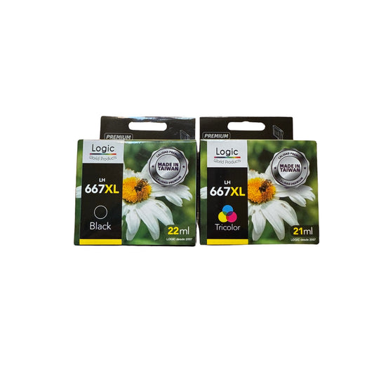 Pack Tintas Compatible para 667XL 1275/2374/2375/2376/2775