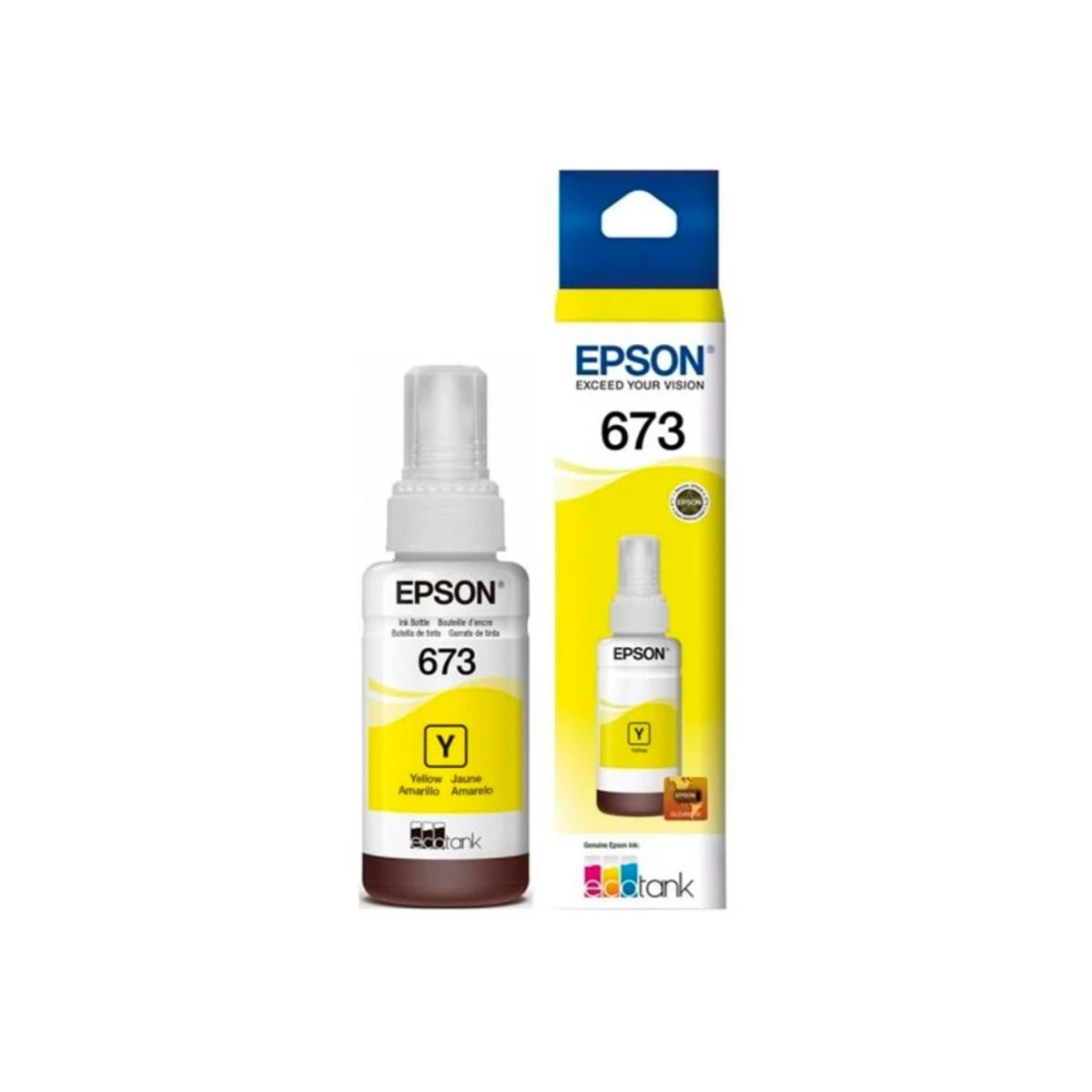 Botella Epson 673 Yellow Original