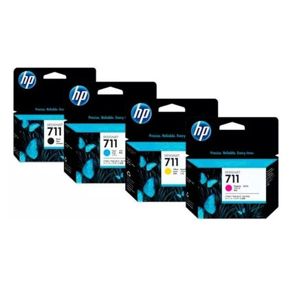 Pack Cartuchos Hp 711XL Negro + 711 Colores N/M/C/Y