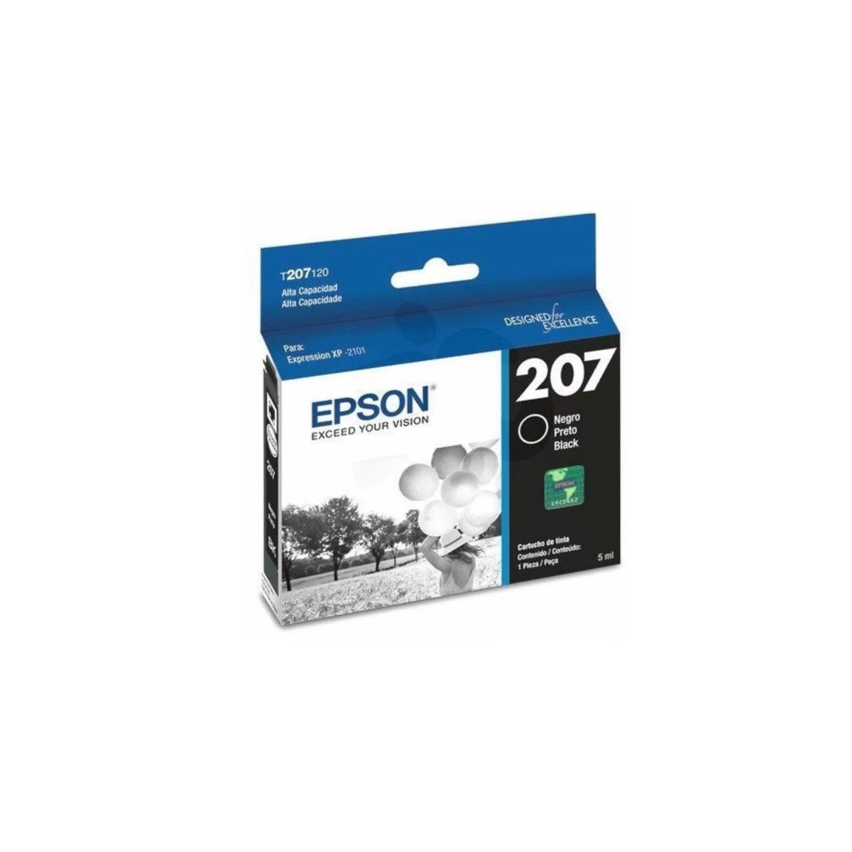 Cartucho Epson 207 Original Negro