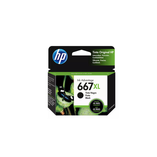 Cartucho hp 667XL Negro Original