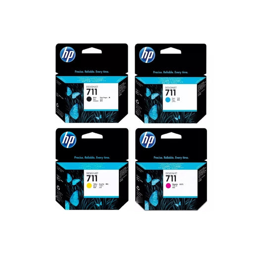 Pack Cartuchos Hp 711XL Negro + 711 Colores N/M/C/Y