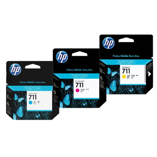 Pack 3 Cartuchos hp 711 M/C/Y Originales