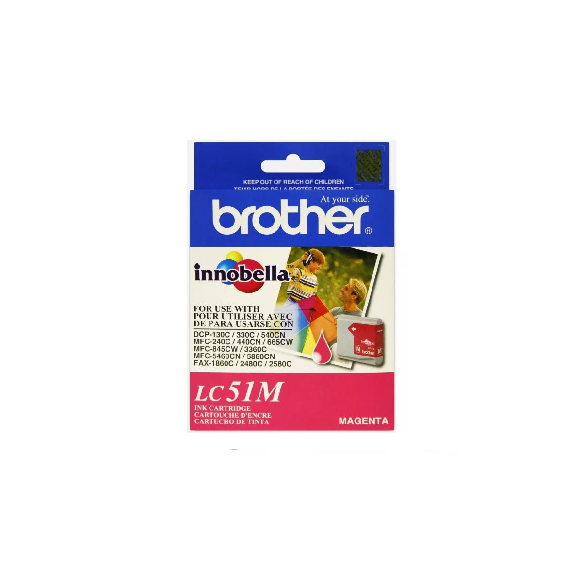 Cartucho Brother LC51 Magenta Original