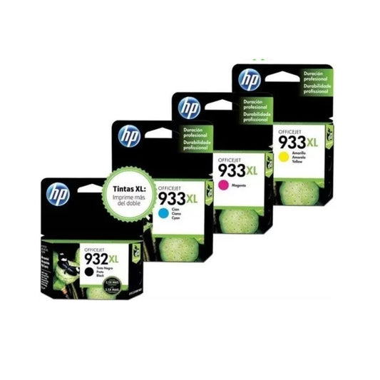 Pack Cartuchos hp 932XL-933XL Original N/M/C/Y