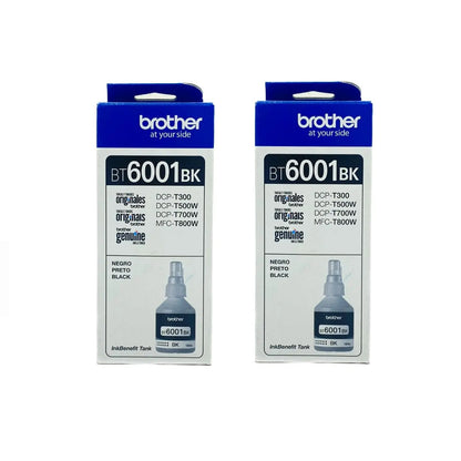 Pack 2 Tintas Brother bt6001 Negro Original