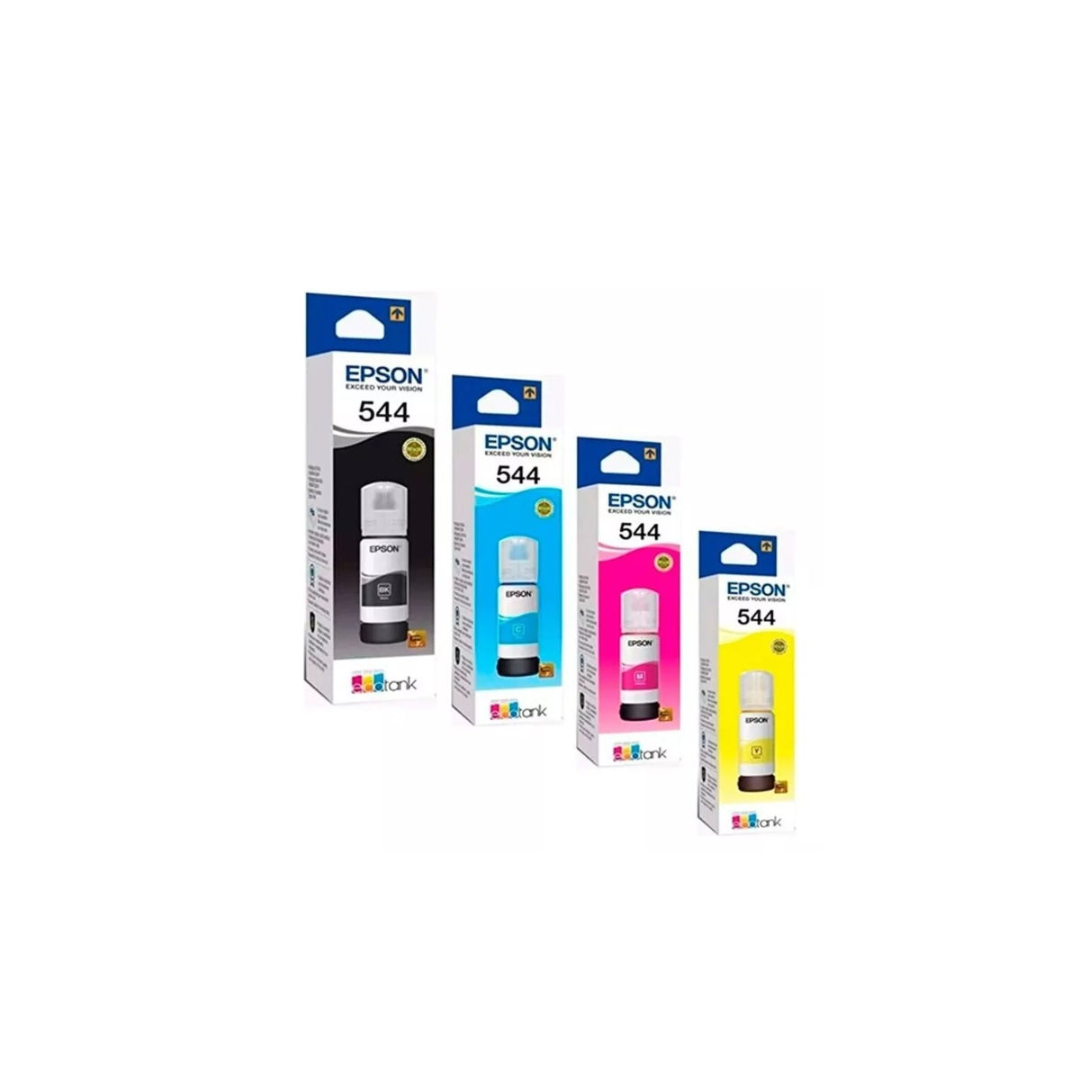 Pack Tintas Epson 544 Original N/M/C/Y