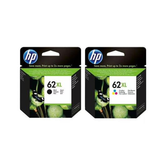 Pack Cartuchos hp 62XL Original Negro / Tricolor